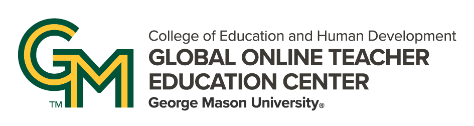 GOTEC logo. Global Online Teacher Education Center at George Mason University