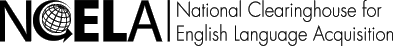 NCELA National Clearinghouse for English Language Acquisition logo